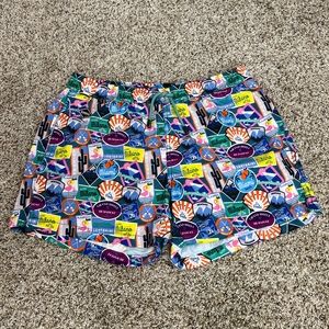 NIKBEN City Sticker Slim Fit Swim Trunks with Lining Size Small